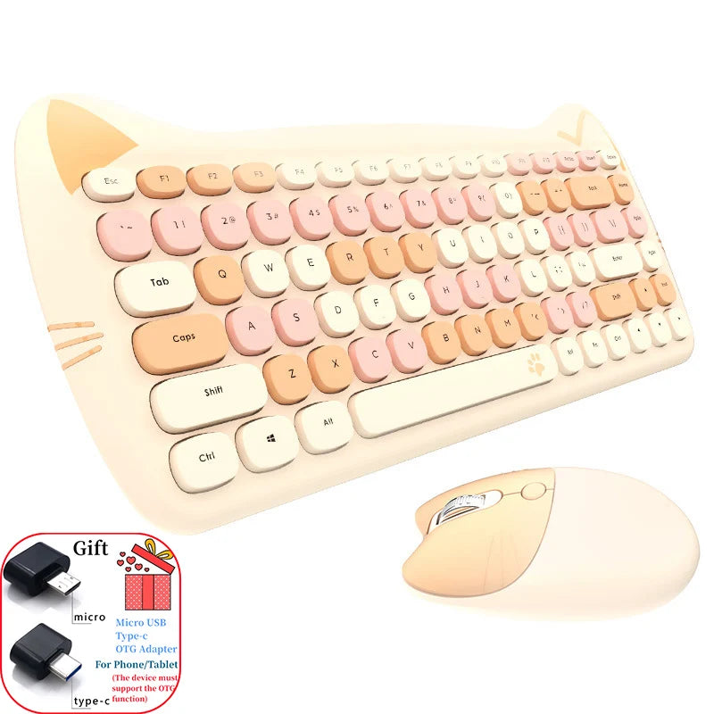 Kit teclado y ratón MOFII cat