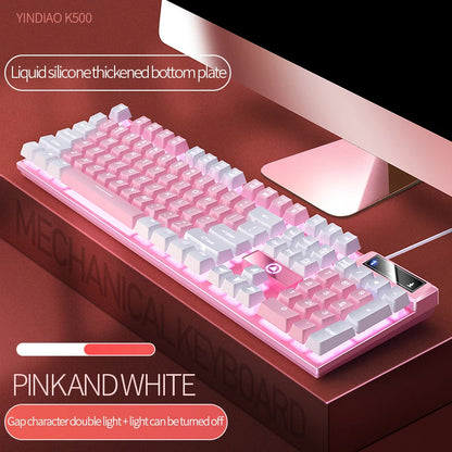 Teclado K500 rosa