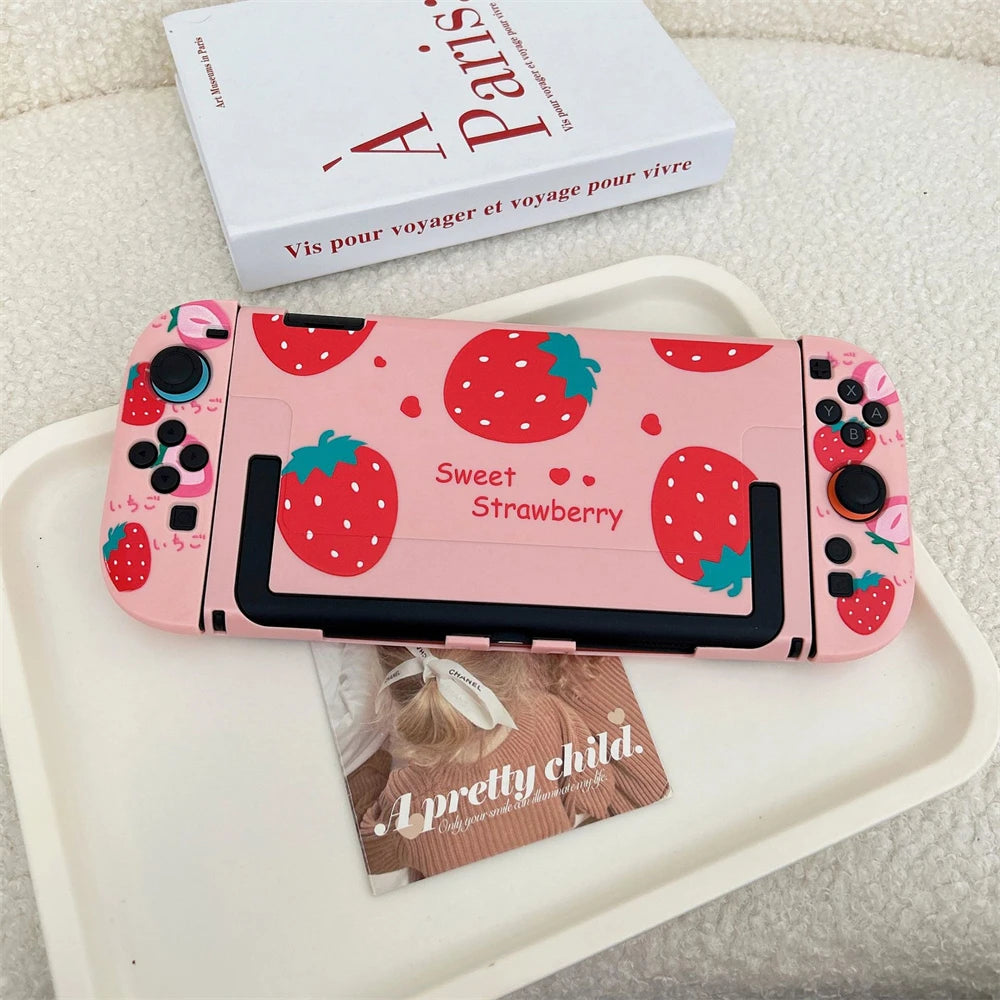 Funda Kawaii Sanrio Hello Kitty & Kuromi para Nintendo Switch 2 | Carcasa TPU Suave Antiarañazos