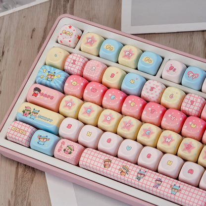 Keycaps kawaii magic cat
