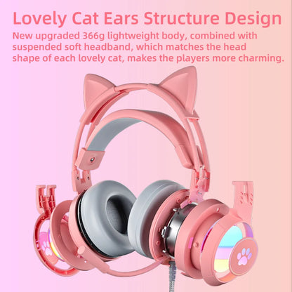 Auriculares de gato con micrófono incorporado