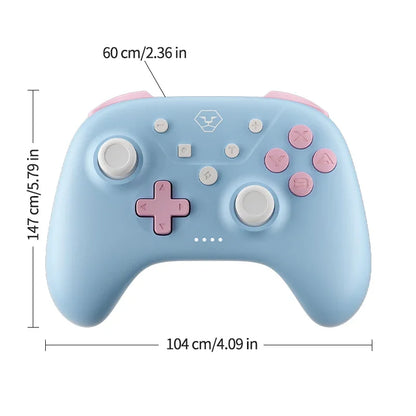 Mando inalámbrico tonos pastel para Nintendo Switch