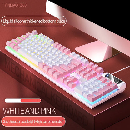 Teclado K500 rosa