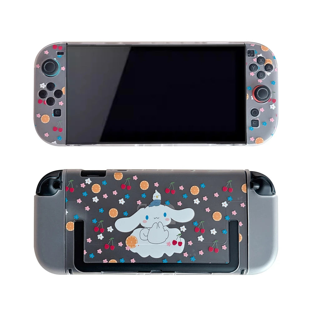 Funda Kawaii Sanrio Hello Kitty & Kuromi para Nintendo Switch 2 | Carcasa TPU Suave Antiarañazos