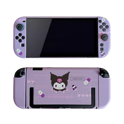 Funda Kawaii Sanrio Hello Kitty & Kuromi para Nintendo Switch 2 | Carcasa TPU Suave Antiarañazos