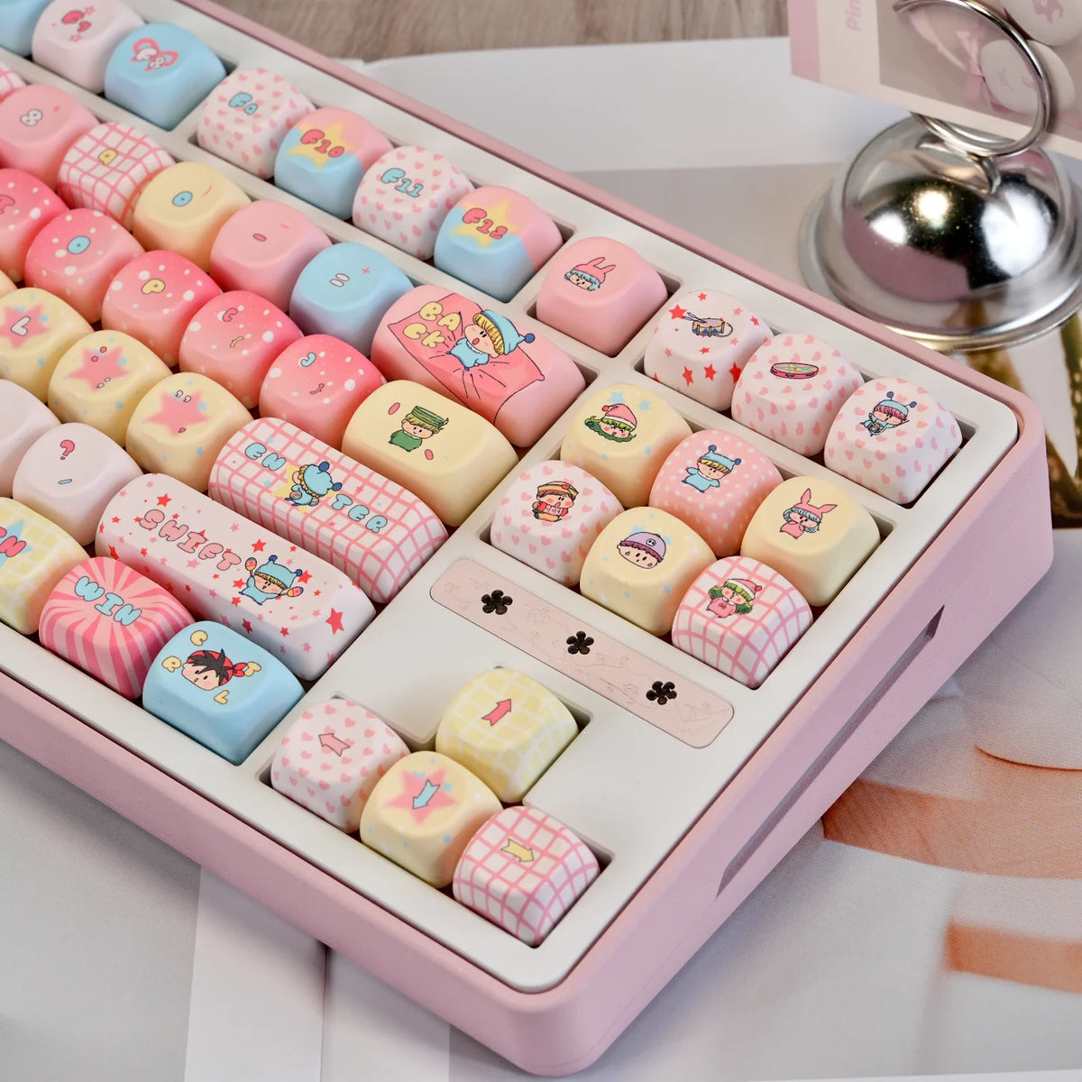 Keycaps kawaii magic cat