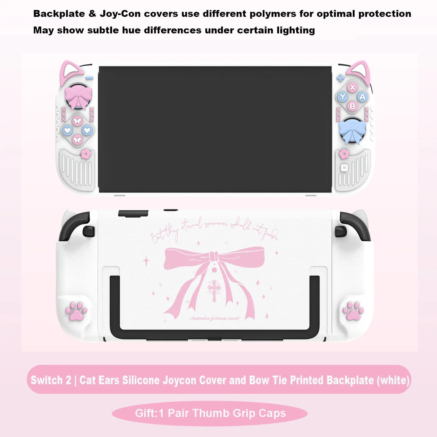Funda protectora para Nintendo Switch /OLED/2 con orejas de gato