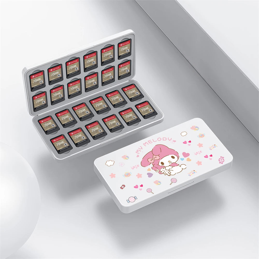 Funda Protectora Cute Melody para Nintendo Switch 2 (2025) | Carcasa PC+TPU y Base para Dock TV