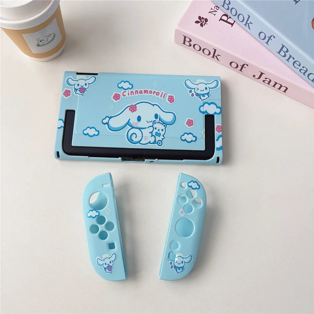 Funda Kawaii Sanrio Hello Kitty & Kuromi para Nintendo Switch 2 | Carcasa TPU Suave Antiarañazos