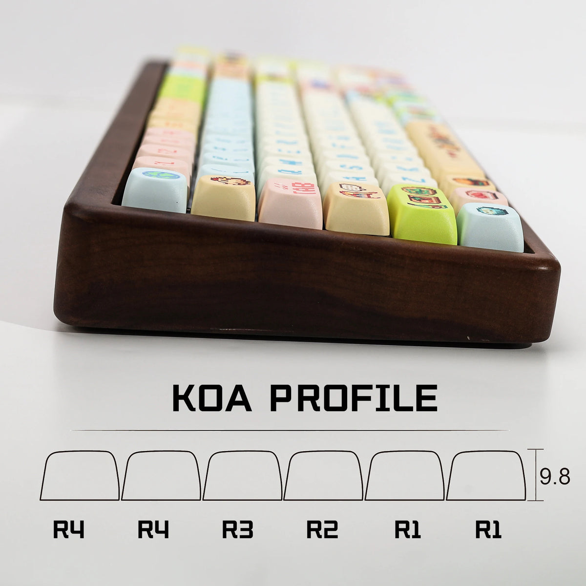 Keycaps cute con temática de Stardew Valley