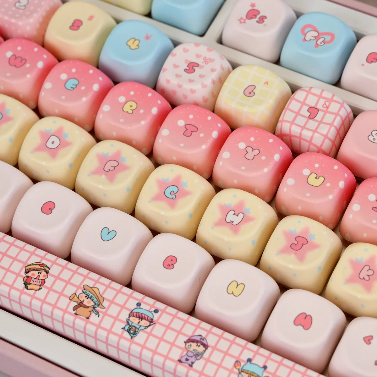 Keycaps kawaii magic cat