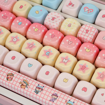 Keycaps kawaii magic cat