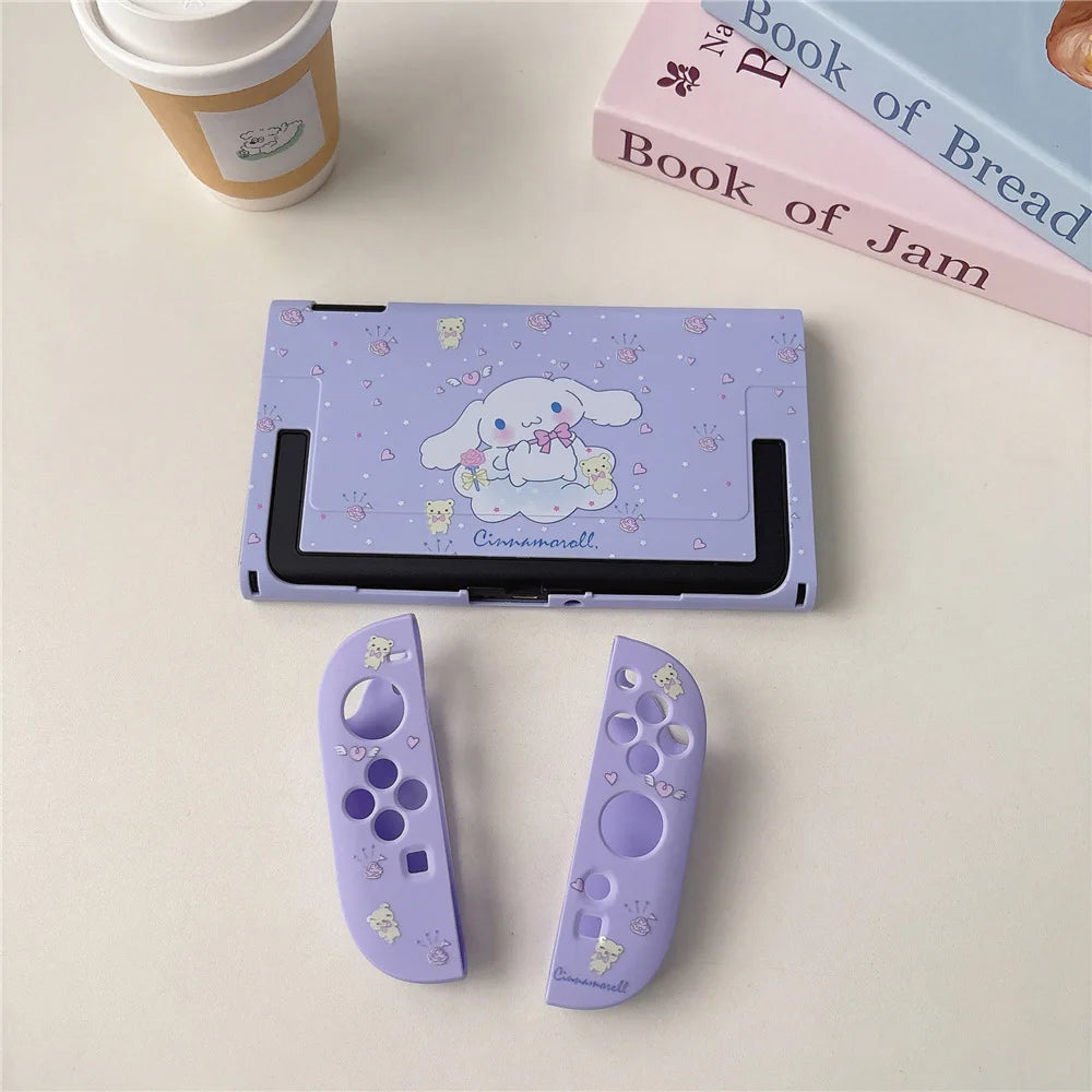 Funda Kawaii Sanrio Hello Kitty & Kuromi para Nintendo Switch 2 | Carcasa TPU Suave Antiarañazos