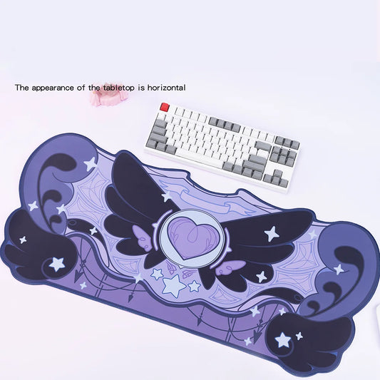 Alfombrilla Gaming XXL Cute– Antideslizante, Lavable y Cosida