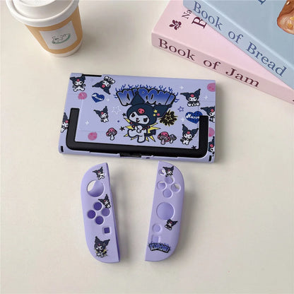 Funda Kawaii Sanrio Hello Kitty & Kuromi para Nintendo Switch 2 | Carcasa TPU Suave Antiarañazos