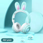 Auriculares Bluetooth Inalámbricos con Orejas de Conejo kawaii