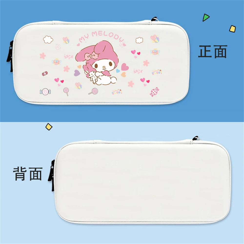 Funda Protectora Cute Melody para Nintendo Switch 2 (2025) | Carcasa PC+TPU y Base para Dock TV