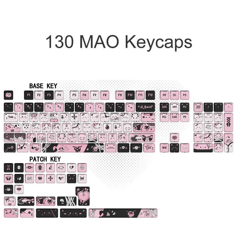 Keycaps gatito cute