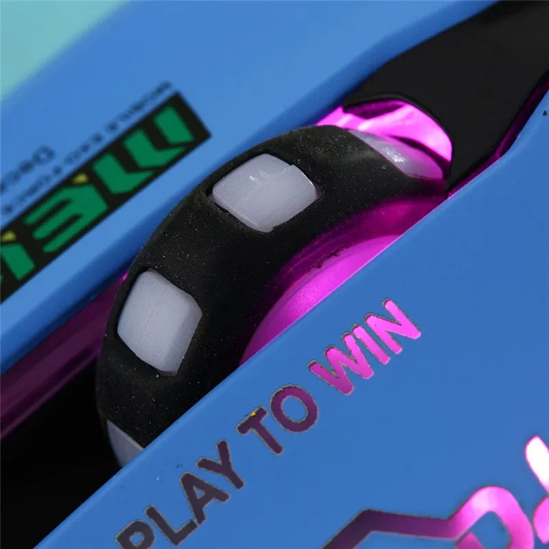 Mouse pc con estética de Overwatch