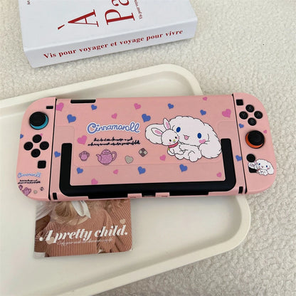 Funda Kawaii Sanrio Hello Kitty & Kuromi para Nintendo Switch 2 | Carcasa TPU Suave Antiarañazos