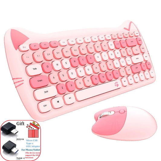 Kit teclado y ratón MOFII cat