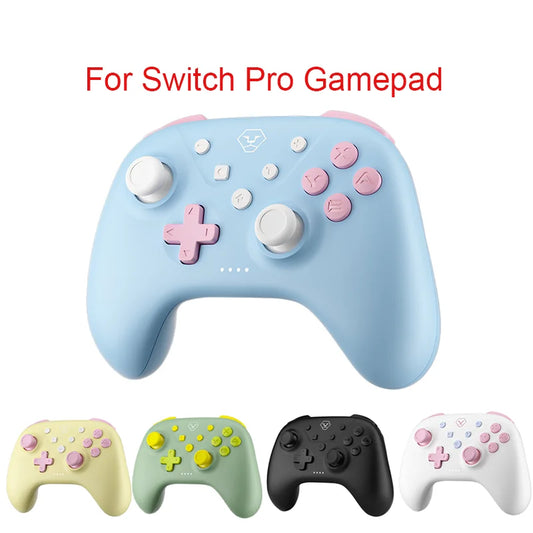 Mando inalámbrico tonos pastel para Nintendo Switch