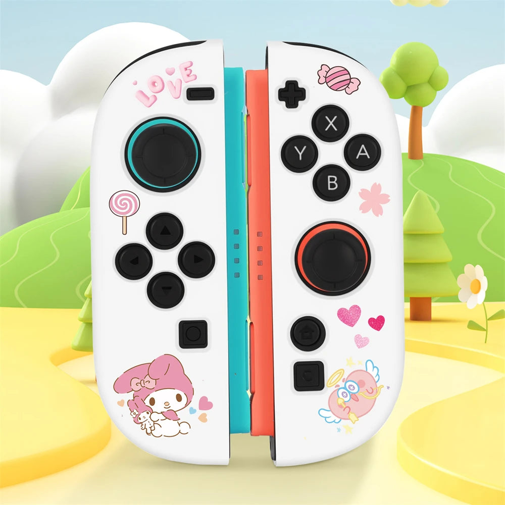 Funda Protectora Cute Melody para Nintendo Switch 2 (2025) | Carcasa PC+TPU y Base para Dock TV