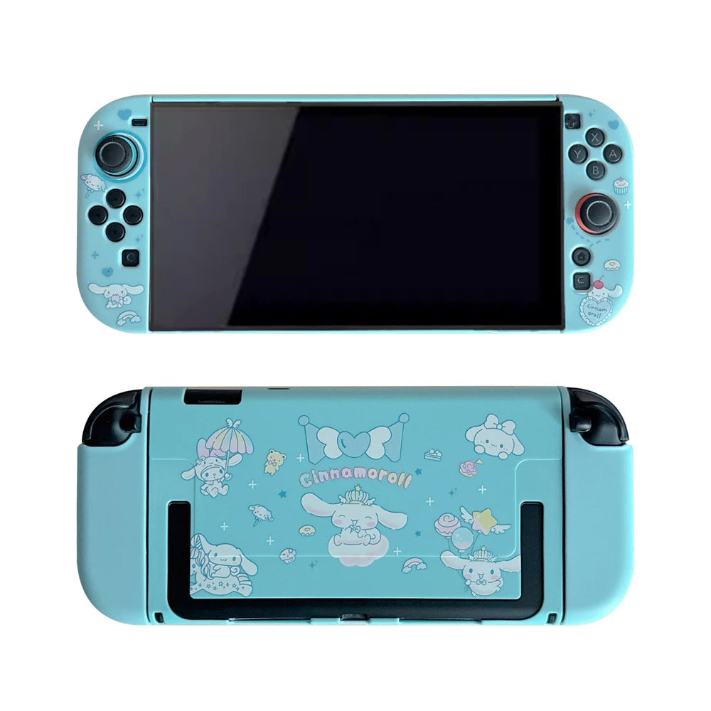 Funda Kawaii Sanrio Hello Kitty & Kuromi para Nintendo Switch 2 | Carcasa TPU Suave Antiarañazos